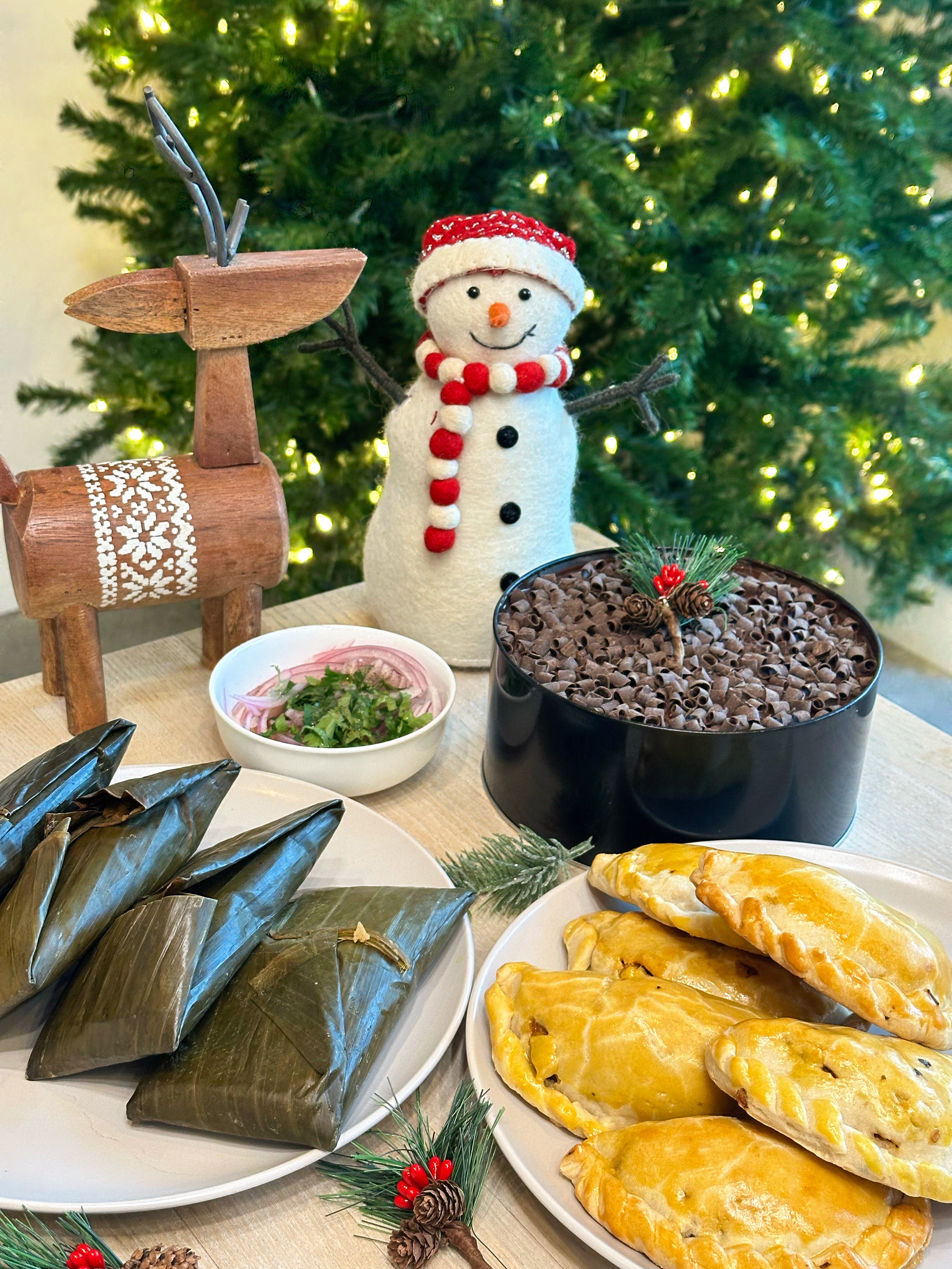 La mesa morena edición navidad 🎄 🇵🇪🇺🇸