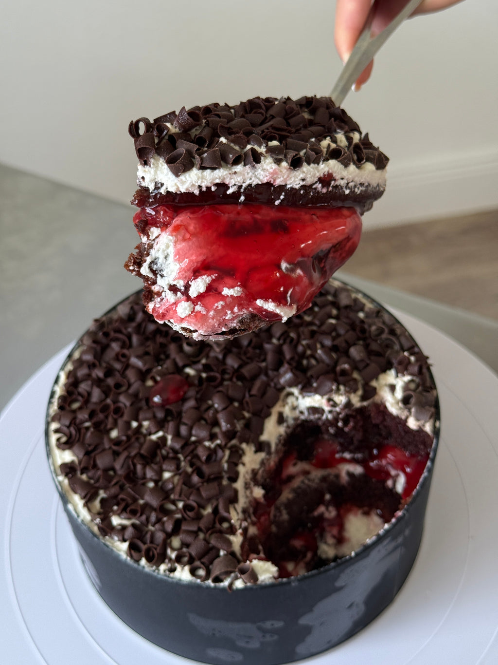 Torta selva negra 7 inches