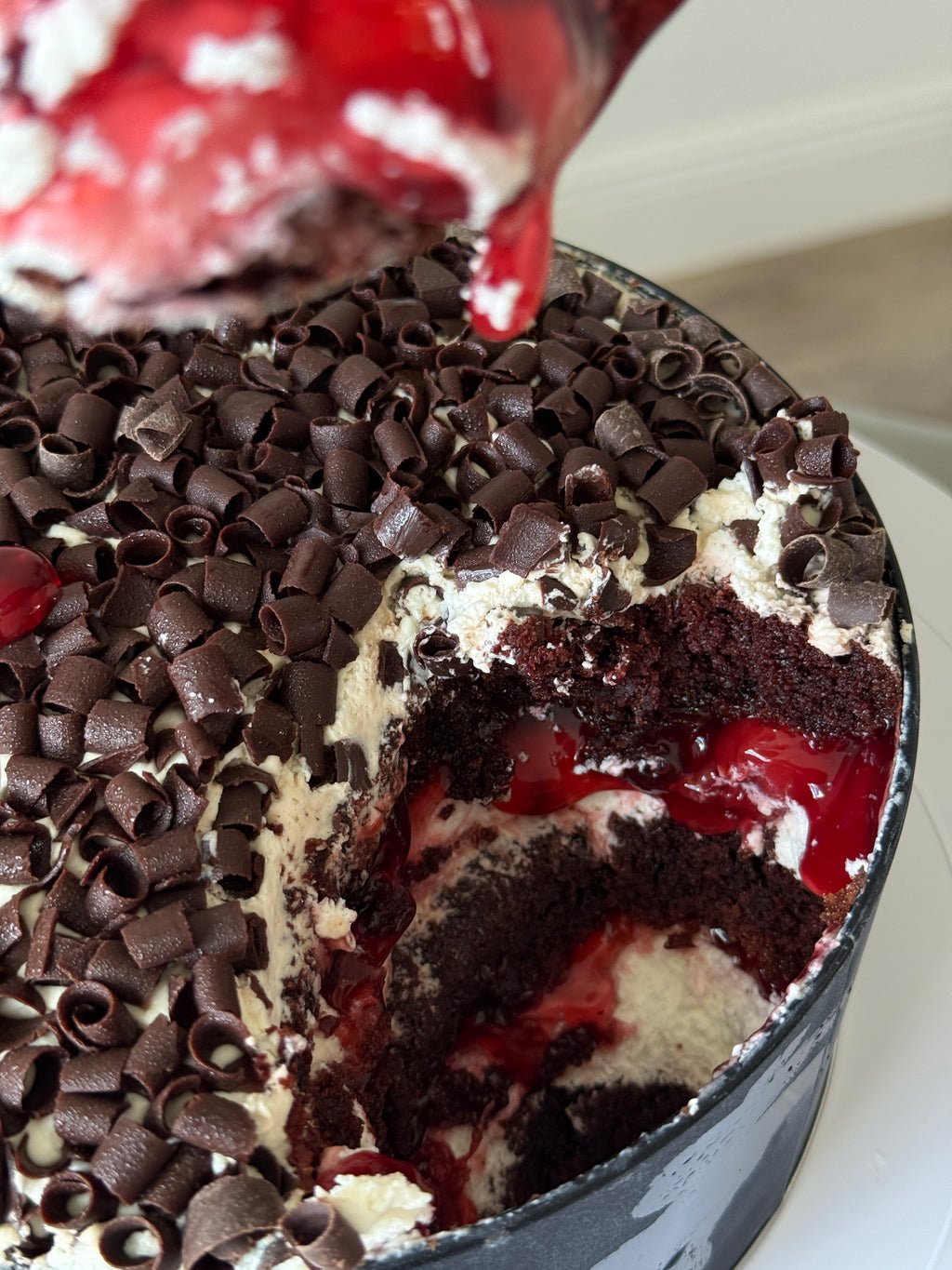 Torta selva negra 7 inches