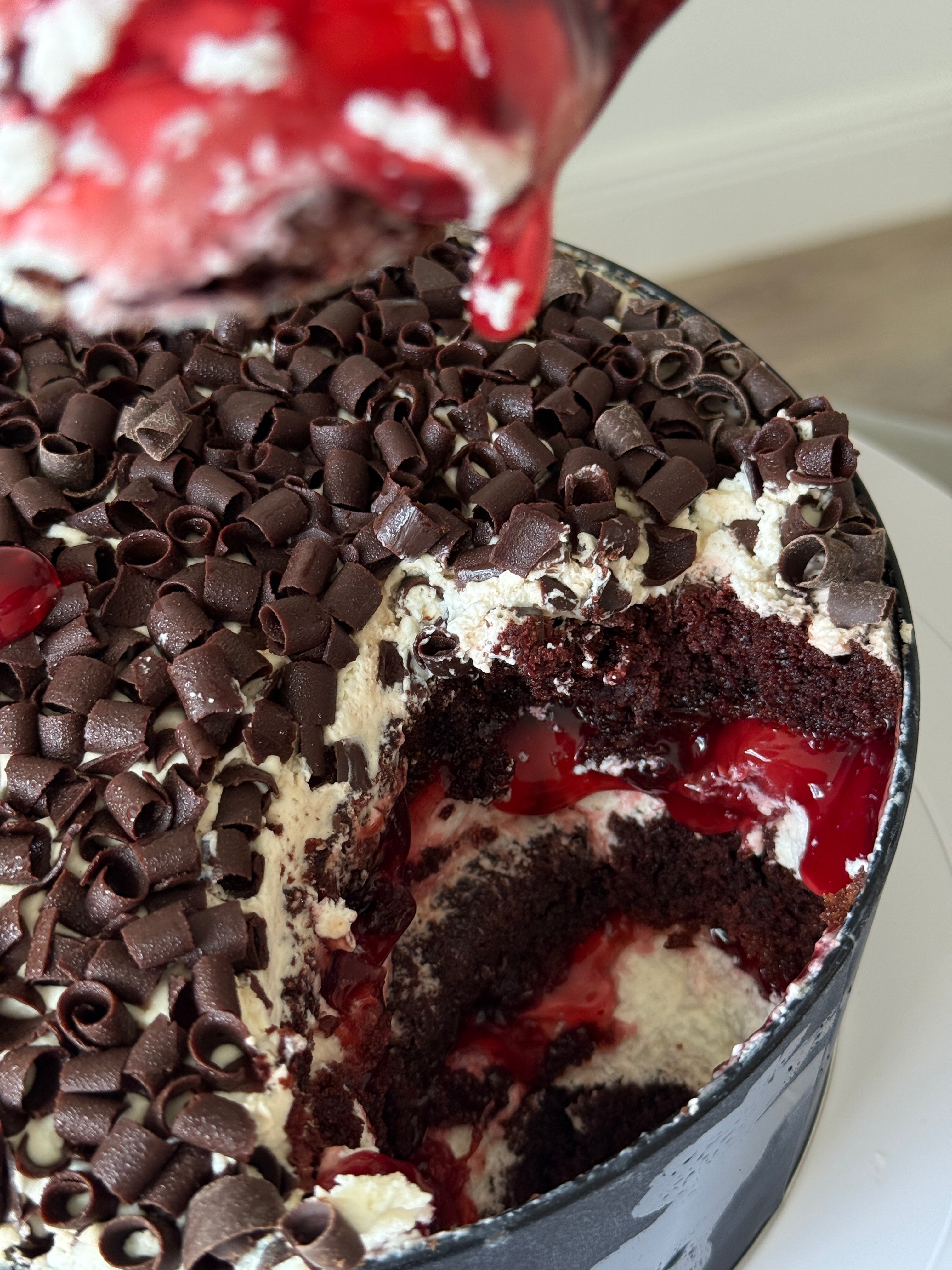 Torta selva negra 7 inches
